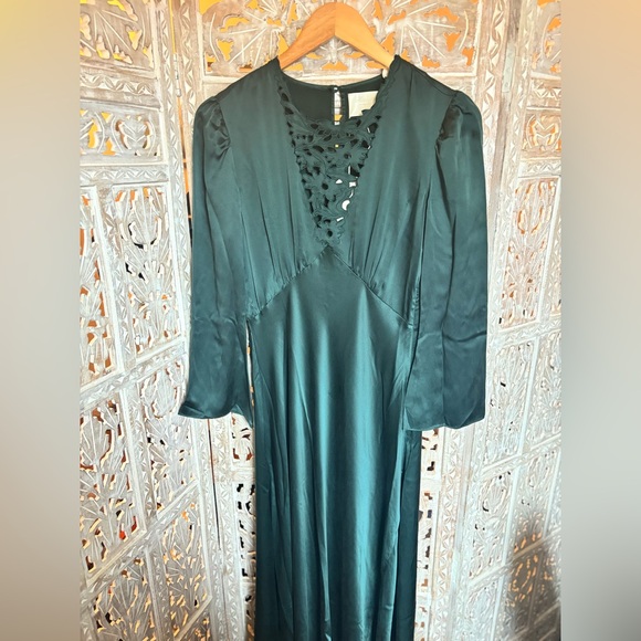 DÔEN Heirloom Melinda Dress | Alpine Green | Size Small - Picture 5 of 9